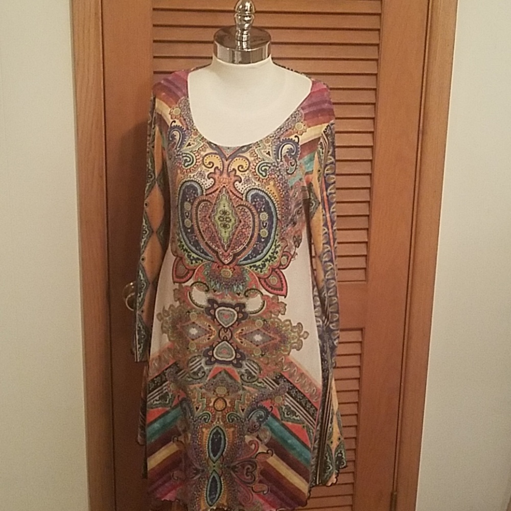 Beautiful Large Amma tunic multicolored